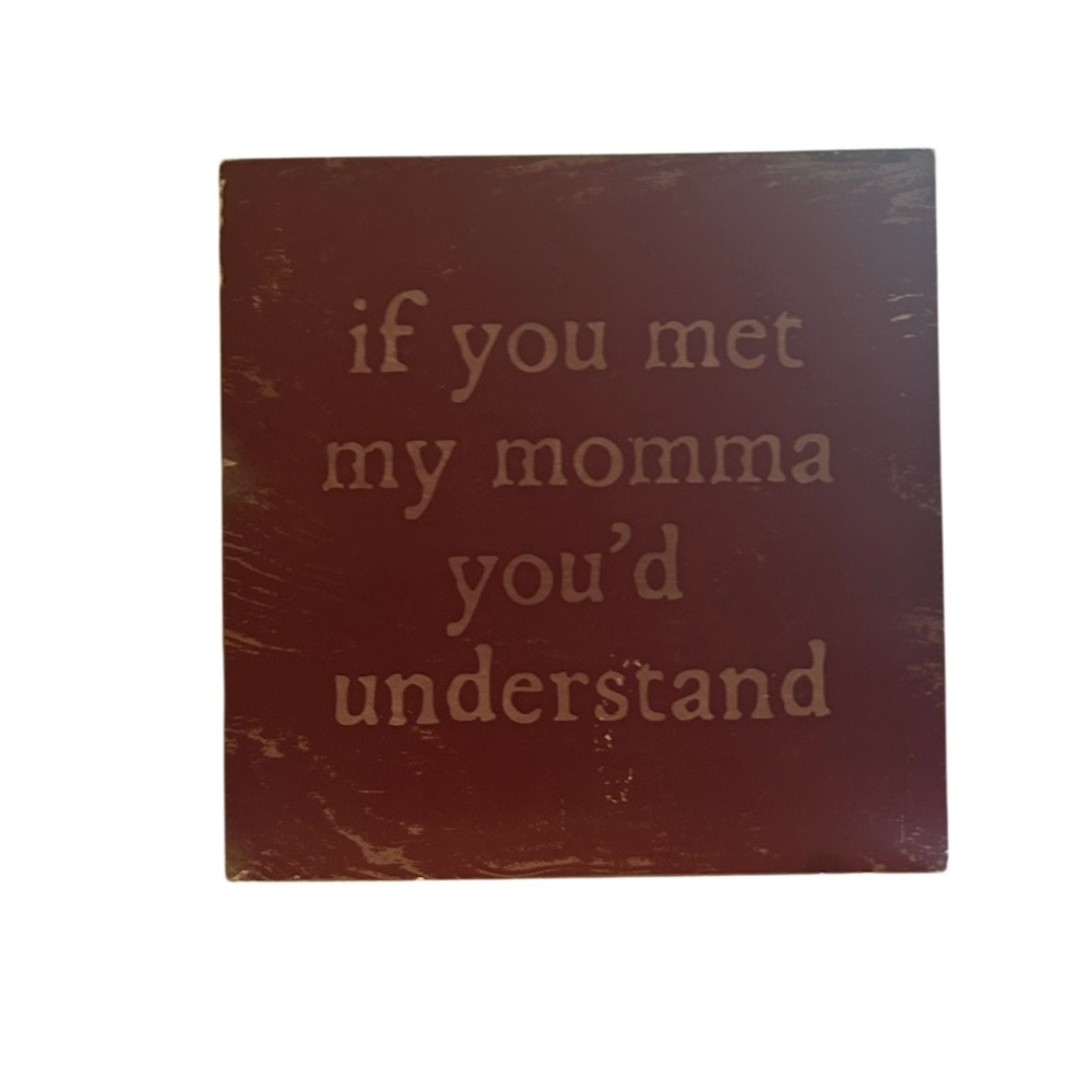 Rustic Brown Wall Sign